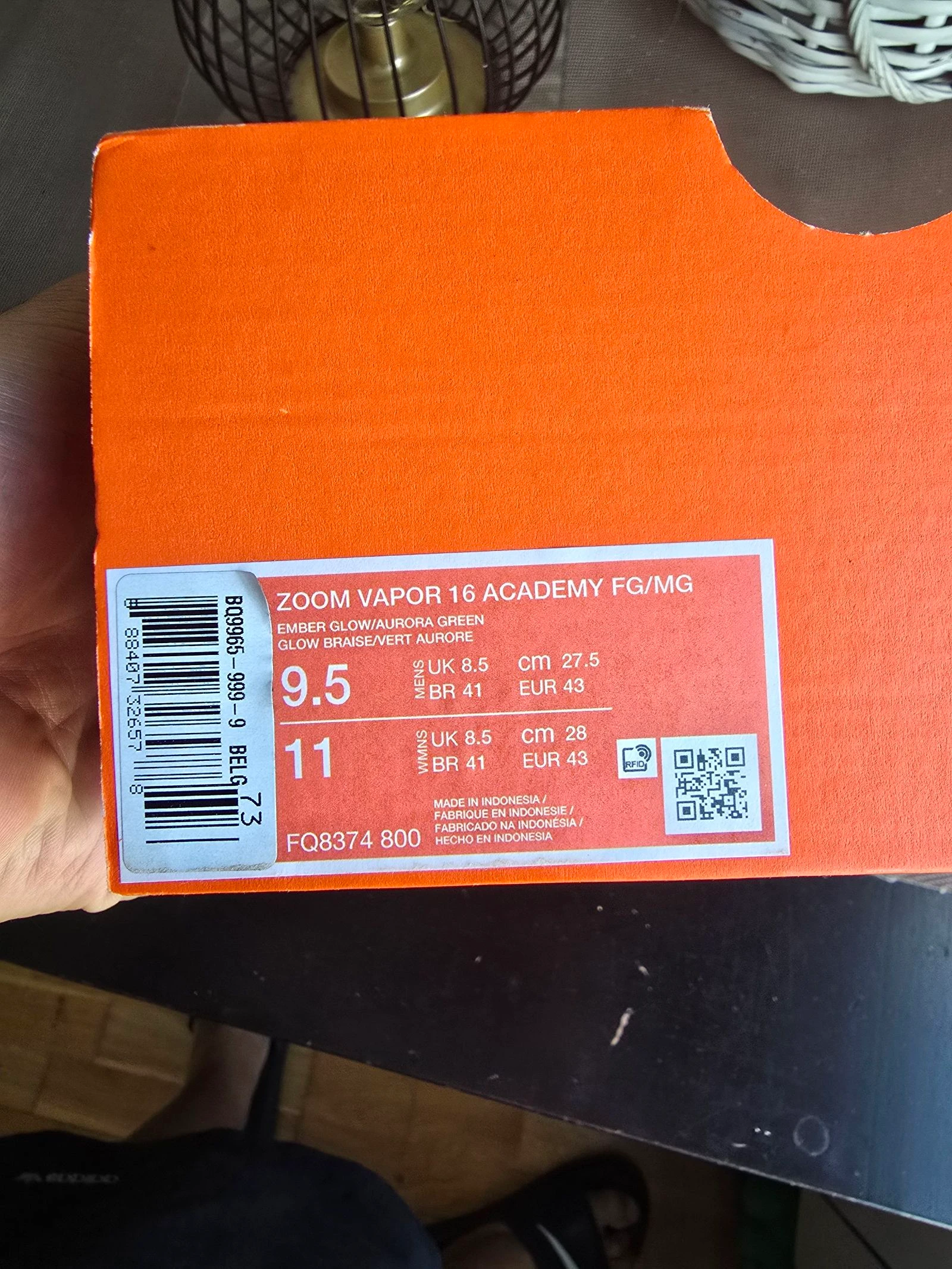 Bottes de Football Nike Zoom Vapor 16 Academy FG/MG (Neuves à porter) – photo 12